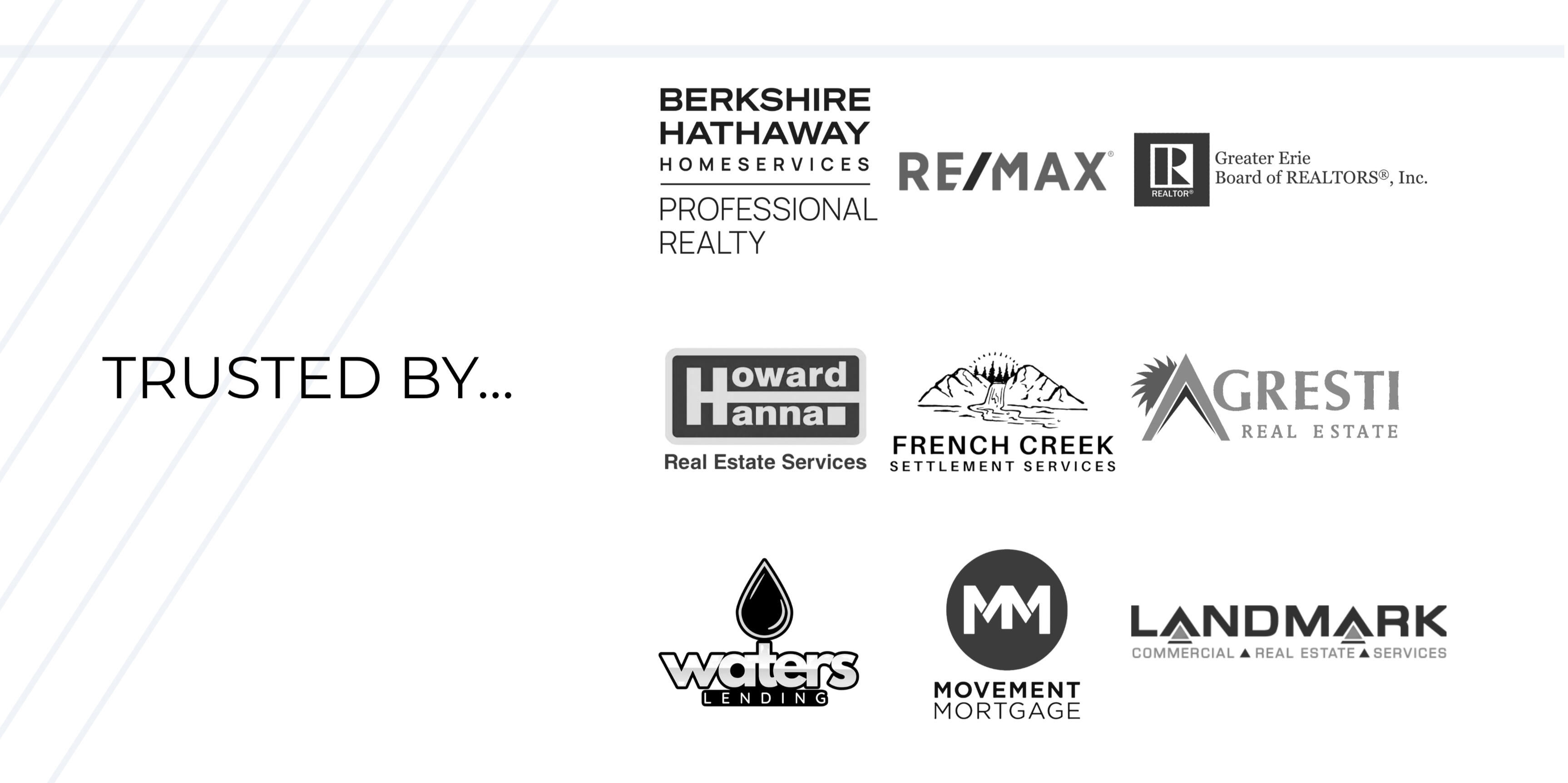 Zdarko Photography trusted by multiple vendors, real estate, and mortgage specialists.
